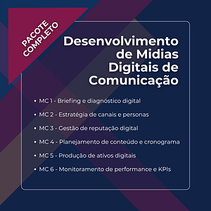 Desenvolvimento de mídias digitais - Pacote Completo